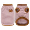 Eco-friendly Cloud Velvet Dog Clothes - New Autumn Winter Solid Thickened Soft Warm Comfortable Classic Style