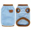 Eco-friendly Cloud Velvet Dog Clothes - New Autumn Winter Solid Thickened Soft Warm Comfortable Classic Style