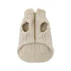 Faux Suede Dog & Cat Jacket with Fleece Lining Lightweight Simple Warm Cozy Winter Coat for Cold Weather Comfort